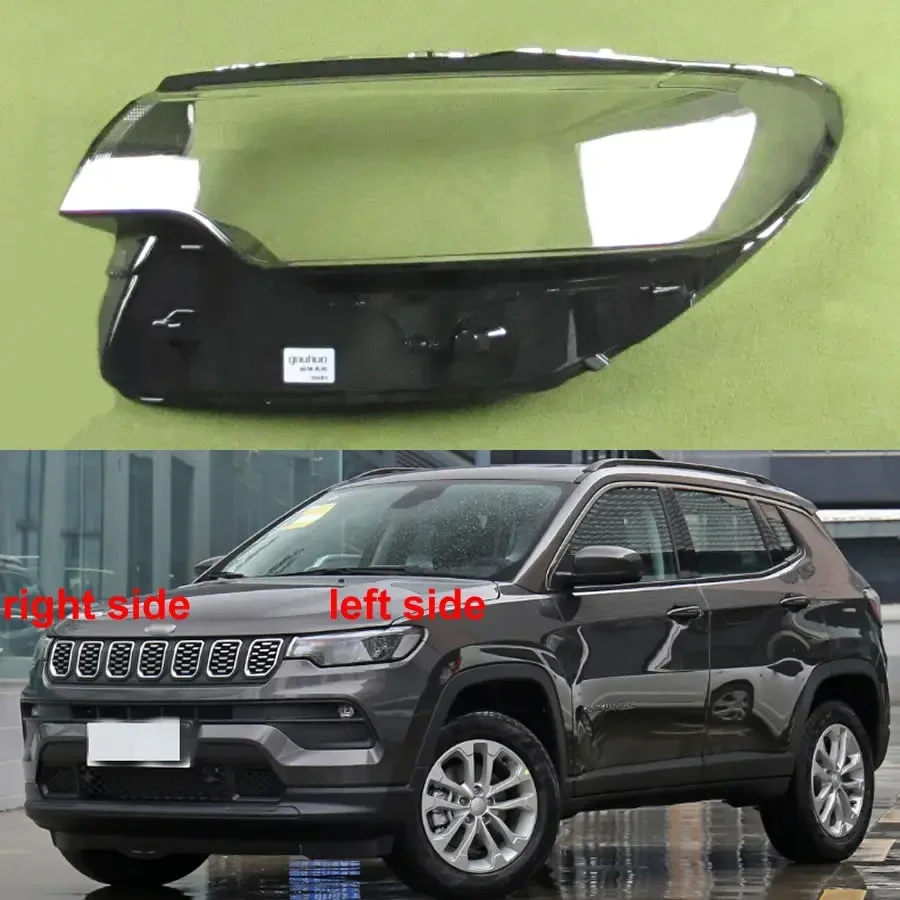 Clear Headlight Cover For Jeep Compass (2011–2016) – Right Side, Easy Snap‑On Fit, Anti‑Yellow PC Lens