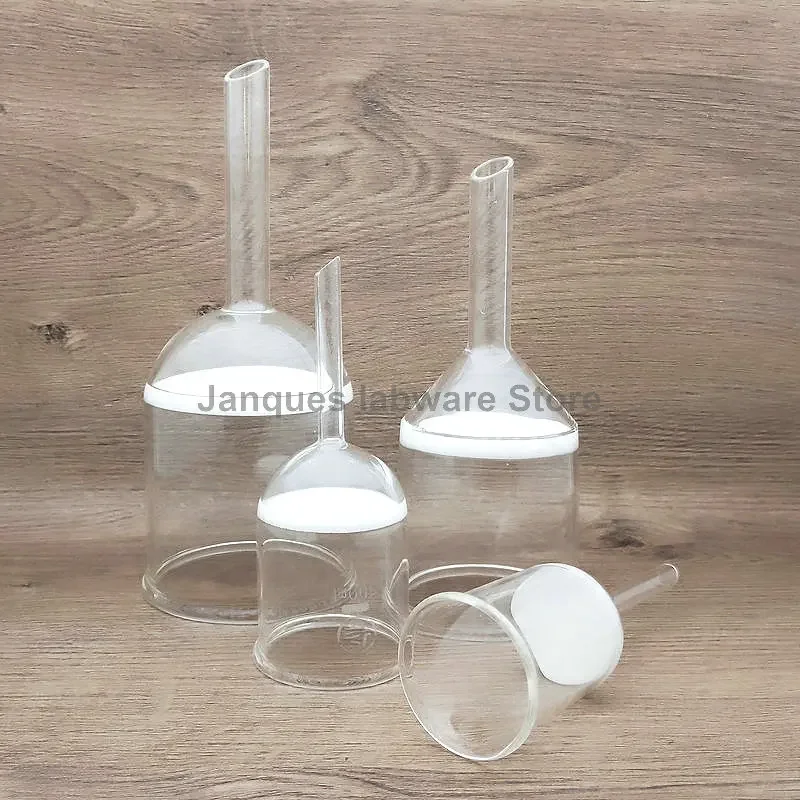 

1pc Sintered Glass Funnel with G3 Sand core,Lab 30/60/100/150/250/500/1000ml filtering Sand core funnel