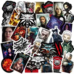 10/30/50Pcs The Witcher Jeu de Stickers D'anime de Bande Dessinée Autocollant Bricolage Ordinateur Portable Bagages à Roulettes Guitare Autocollant De Voiture Classique pour Enfants Jouet 