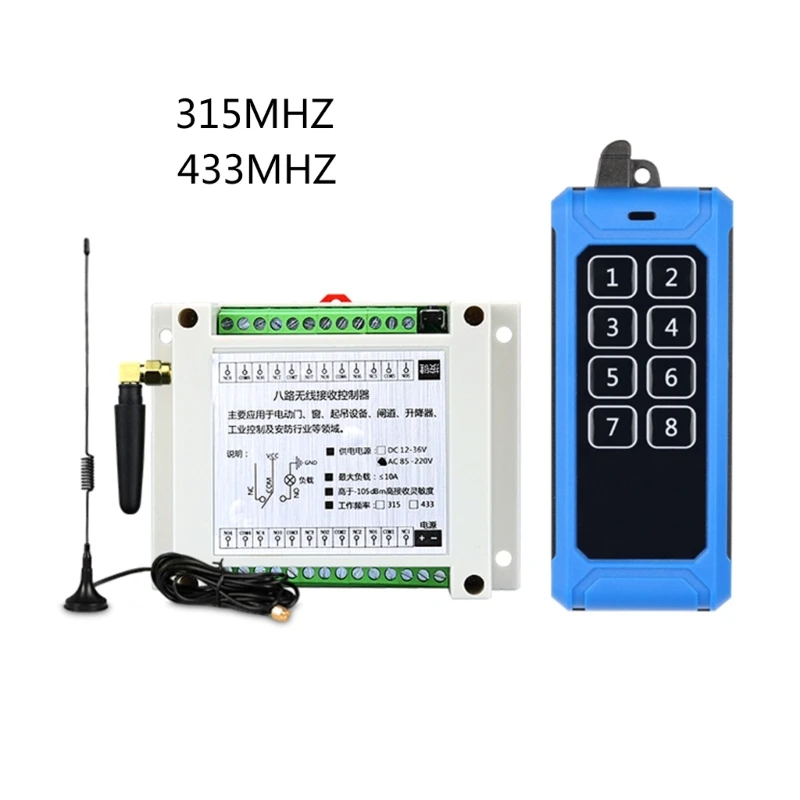 

XXUD Multi-functional 8-way Wireless Remote High-End Mcu,With Controller High Sensitivity Integrated Chip