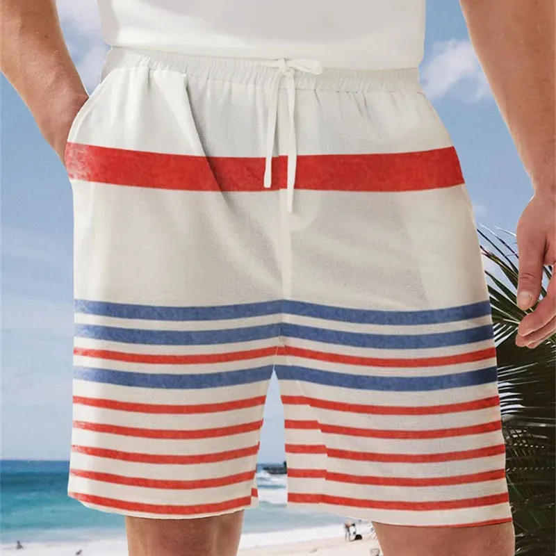 Fun animal dinosaur beach shorts, men's 3D printed surfboard shorts, summer swimsuit, swimming pants, cool ice shorts 5