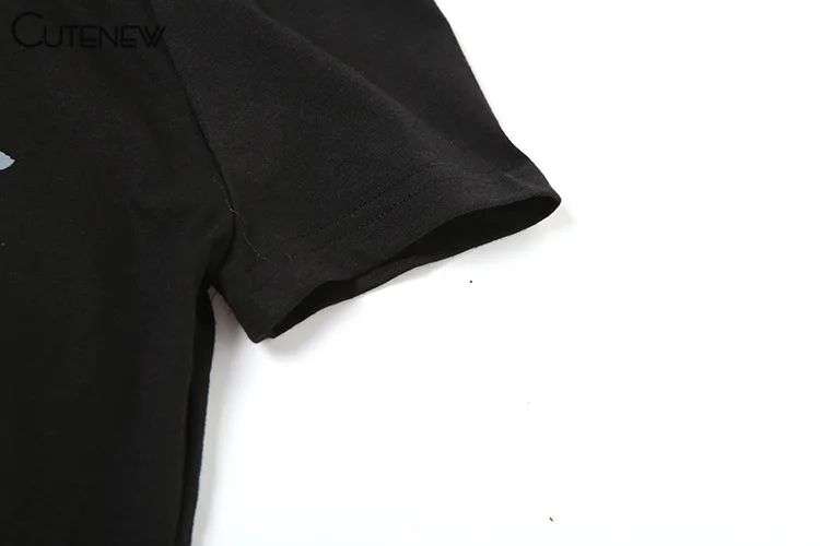 Camisetas de moda para mujer, con estampado de letras irregulares, clásicas de verano, de manga corta, básicas, para mujer, estilo urbano salvaje a juego.