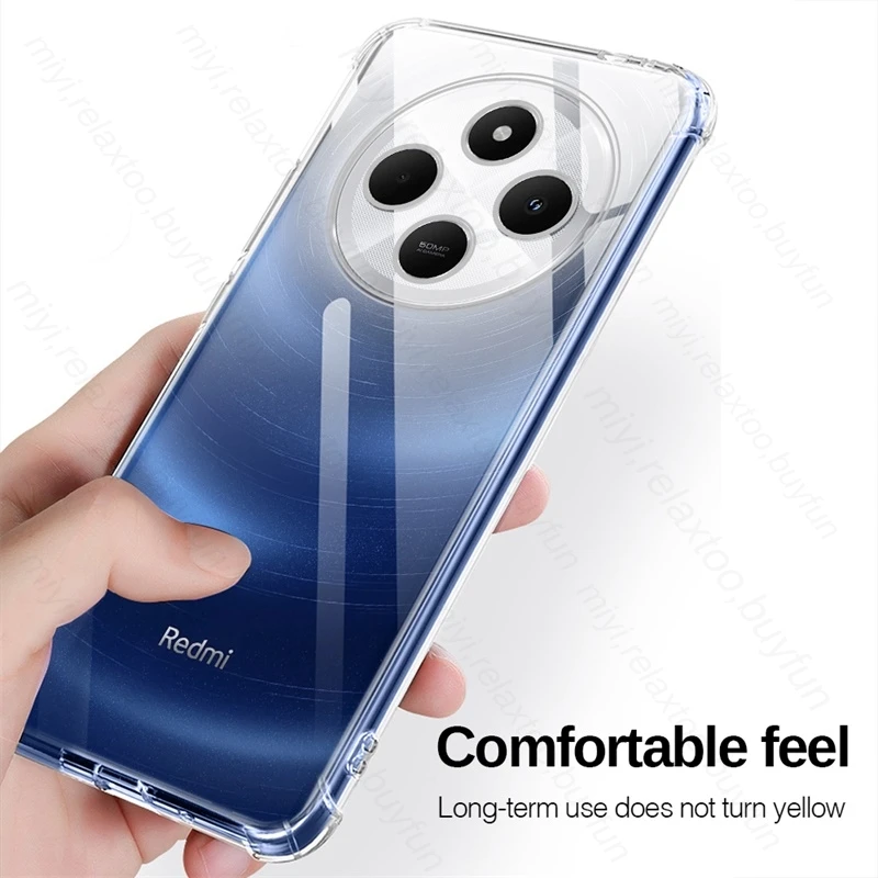 Transparent Soft TPU Silicone Crystal Case - Thin Anti-Shock Protective Cover
