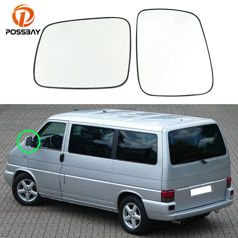 Spiegelglas Außenspiegel links, Weitwinkel, beheizt für VW T4