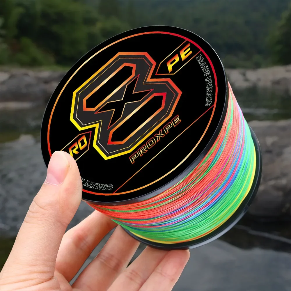 PROXPE 1000M/500M/300M/100M 8-Strand Braided Lines Super Strong Japan Multifilament Pe Carp Wire Pesca 22-90LB Fishing Lure Line