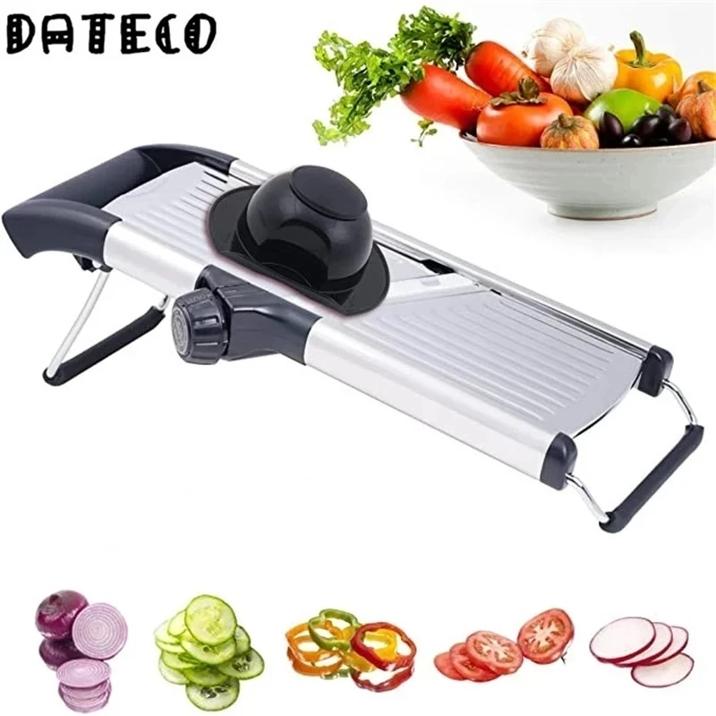 304 Stainless Steel Mandoline Professional Vegetable Slicer Adjustable Cutter Vegetable Grater with Blades Kitchen Accessories