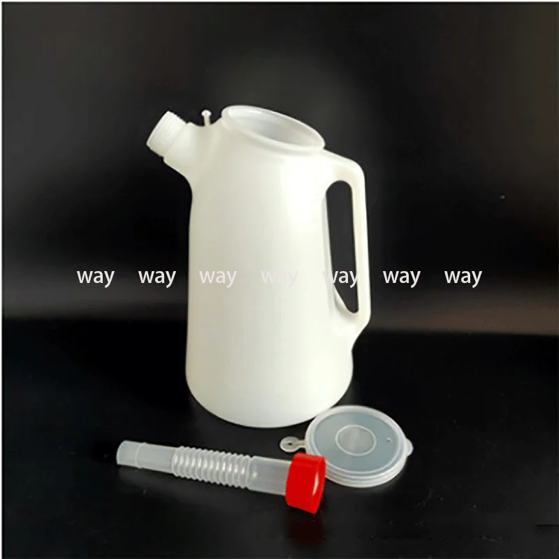 1.2L Oil Jug With Spout - Leakproof Oil Measuring Container For Car Oil Changes
