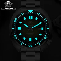 ADDIESDIVE Japan2115 nouveaux hommes montre verre saphir BWG9 Ultra-lumineux lumineux 200m étanche montre-bracelet de luxe montres à Quartz 6