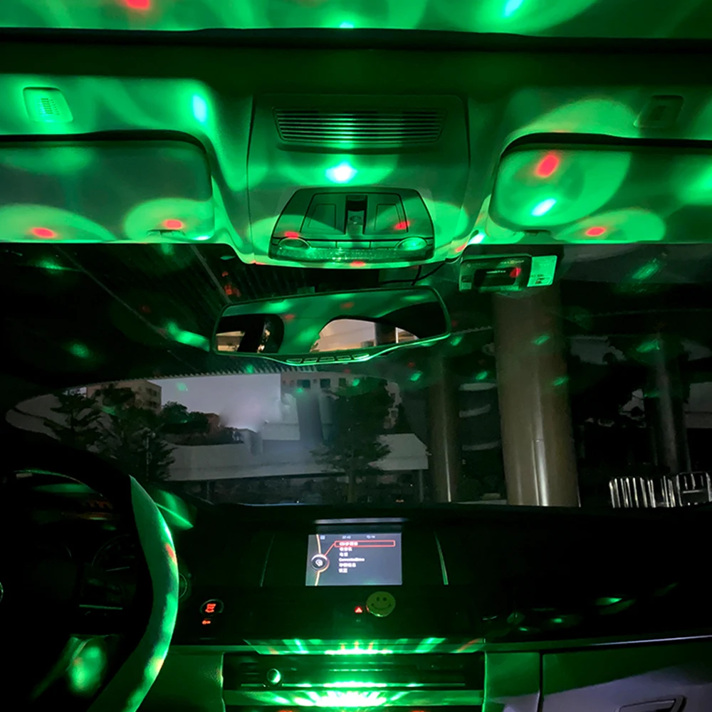 Music control LED Car Roof Star Night Light Projector Atmosphere Lamp USB Decorative Lamp Adjustable Car Interior ambience led atmosphere lamp led car lights led car decorative lights led star projector lamp led atmosphere lighting car interior lamp led interior lights led car decoration lamp car ambient lights car projector lamp led lights