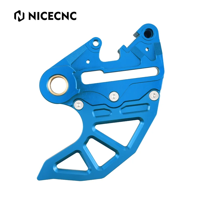 NICECNC Aluminum Front Brake Guard / Heel Protector For KTM 125-500 (2016-2025) - Orange/Black 1 thumbnail image