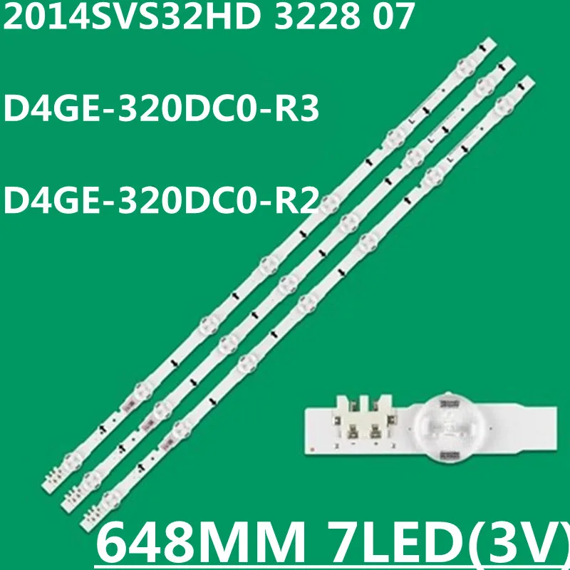 

30PCS LED Backlight Strip 7lamps For HG32NE478 HG32AC670AJ D4GE-320DC0-R3 R2 D4GE-320DCO-R3 BN96-30446A BN96-30445A 2014SVS32HD