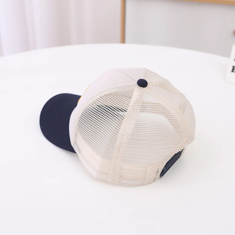 Summer Baby Boy Baseball Cap Mesh Breathable Excavator Snapback Sun Hat Children Girls Outdoor Hip Hop Cap