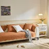 Embroidered Cotton Washed Sofa Cushion Four Seasons Universal Non-slip Cotton Fabric Living Room Sofa Cover 4