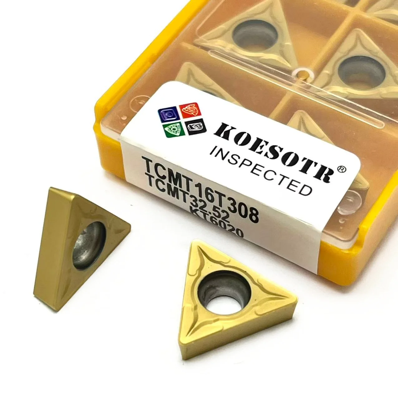 Insertos De Carburo TCMT16T308 VP15TF Y UE6020, Para Torneado Externo Y Corte De Metales, Alta Calidad