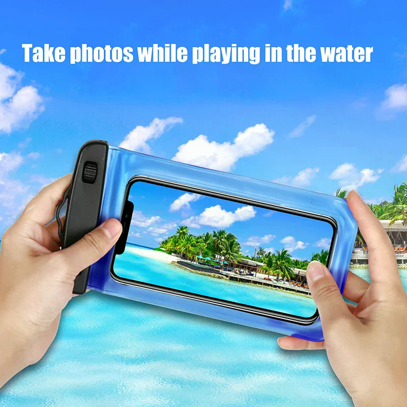 1Pcs Universal Waterproof Phone Case Arm Band Bag Swim Diving Surfing Mobile Phone Pouch Waterproof Bag