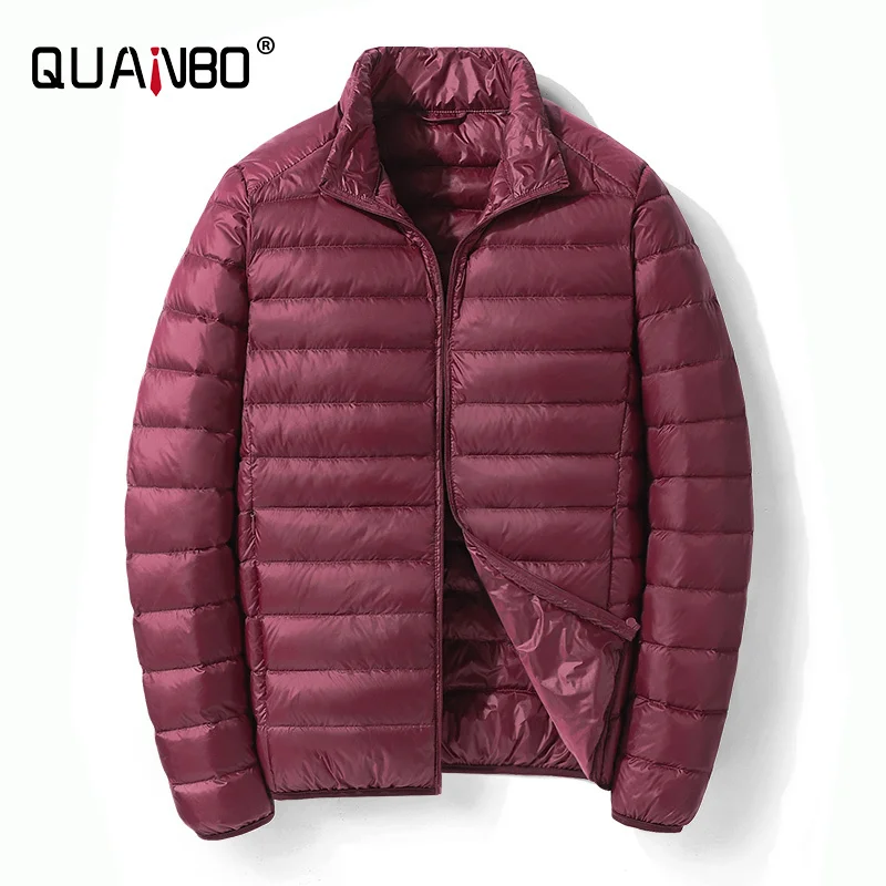 5 Colors Men's Lightweight Packable Down Jacket Breathable Puffer Coat Water-Resistant New Top Quality Male Puffer Jacket