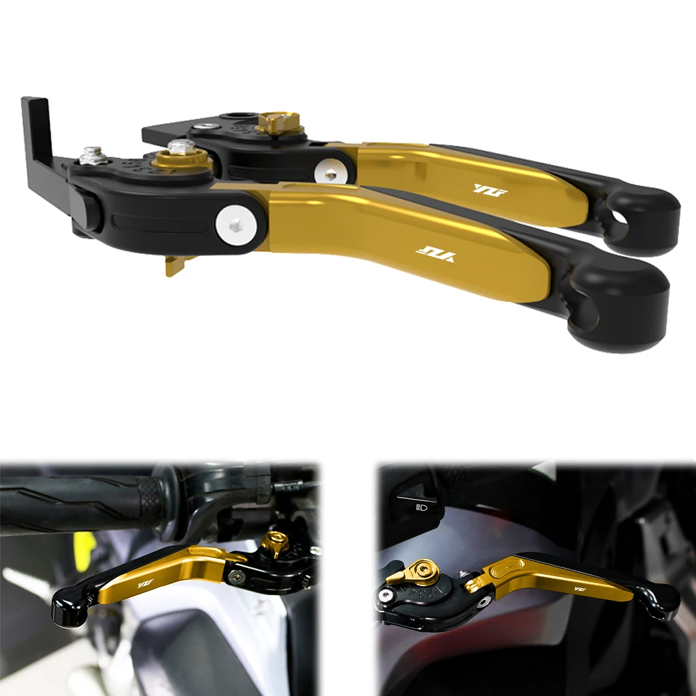 

Регулируемые складные выдвижные рычаги тормозной муфты для Yamaha YZF-R1 2015-2023 YZF-R1/M 2019-2023