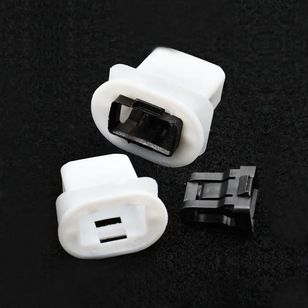 2pcs Rear Seat Cushion Pad Clips Fixed Buckle White Clips For Audi A3 A4 A5 A6 A7 A8 Q3 Q5 Q7 Q8 Car Interior Accessories