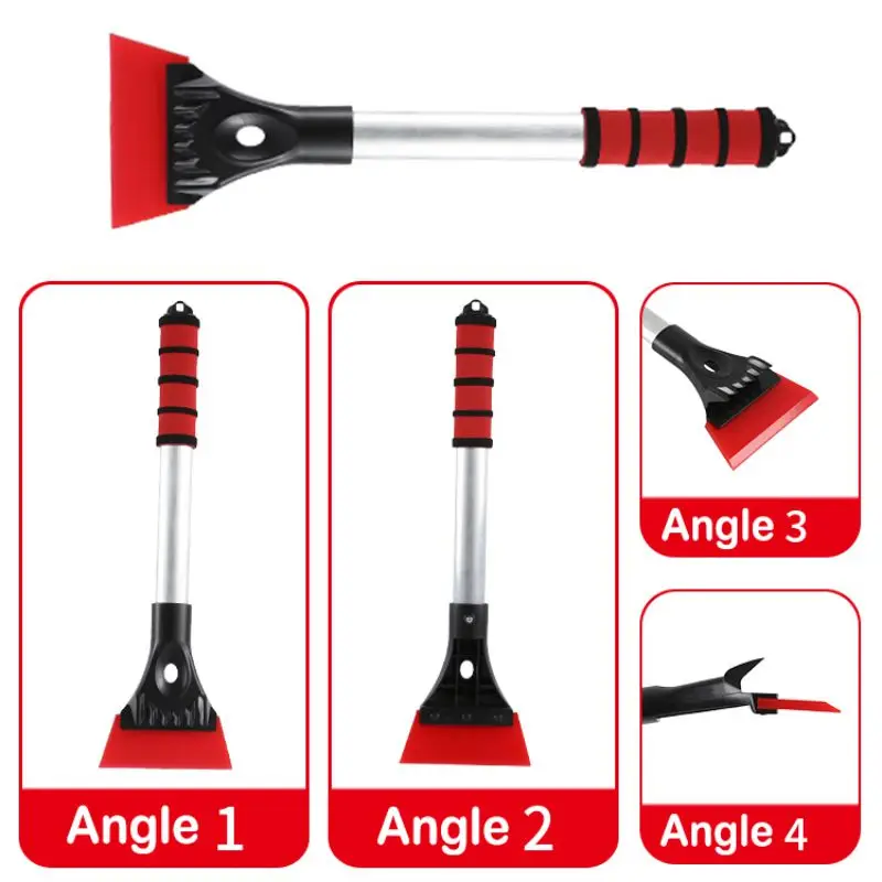 Car Snow Removal Shovel Durable Silicone Snow Shovel Scraper for Winter Vehicle Exterior Cleaning Ice Removal Artifact Tool