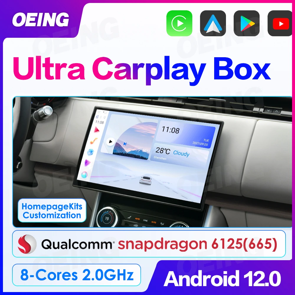 Carplay Ai Box Android 12.0 System Wireless Android Auto Carplay