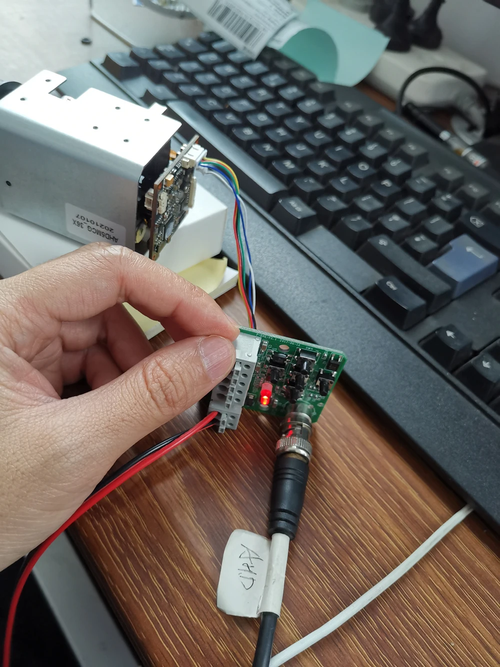 connection diagram showing wiring details