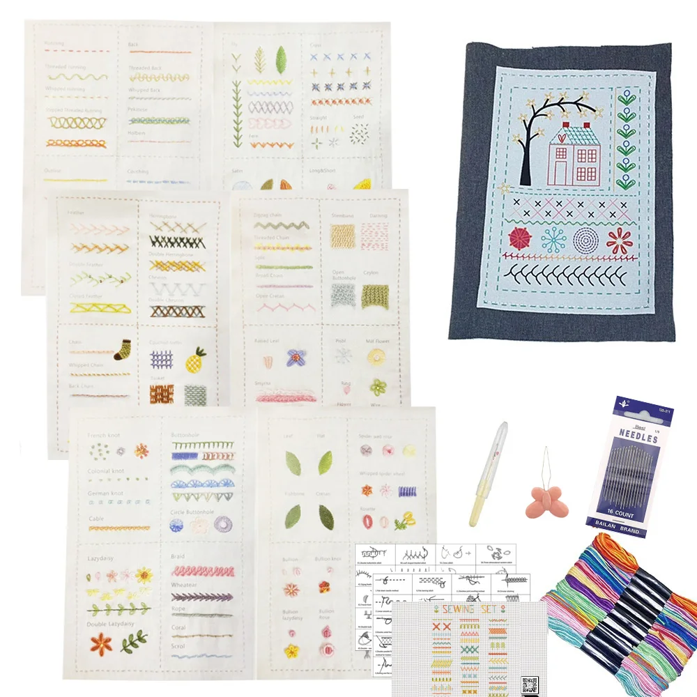 Beginner's Guide to Creative Embroidery: Inspirational Patterns & DIY Stitching Techniques