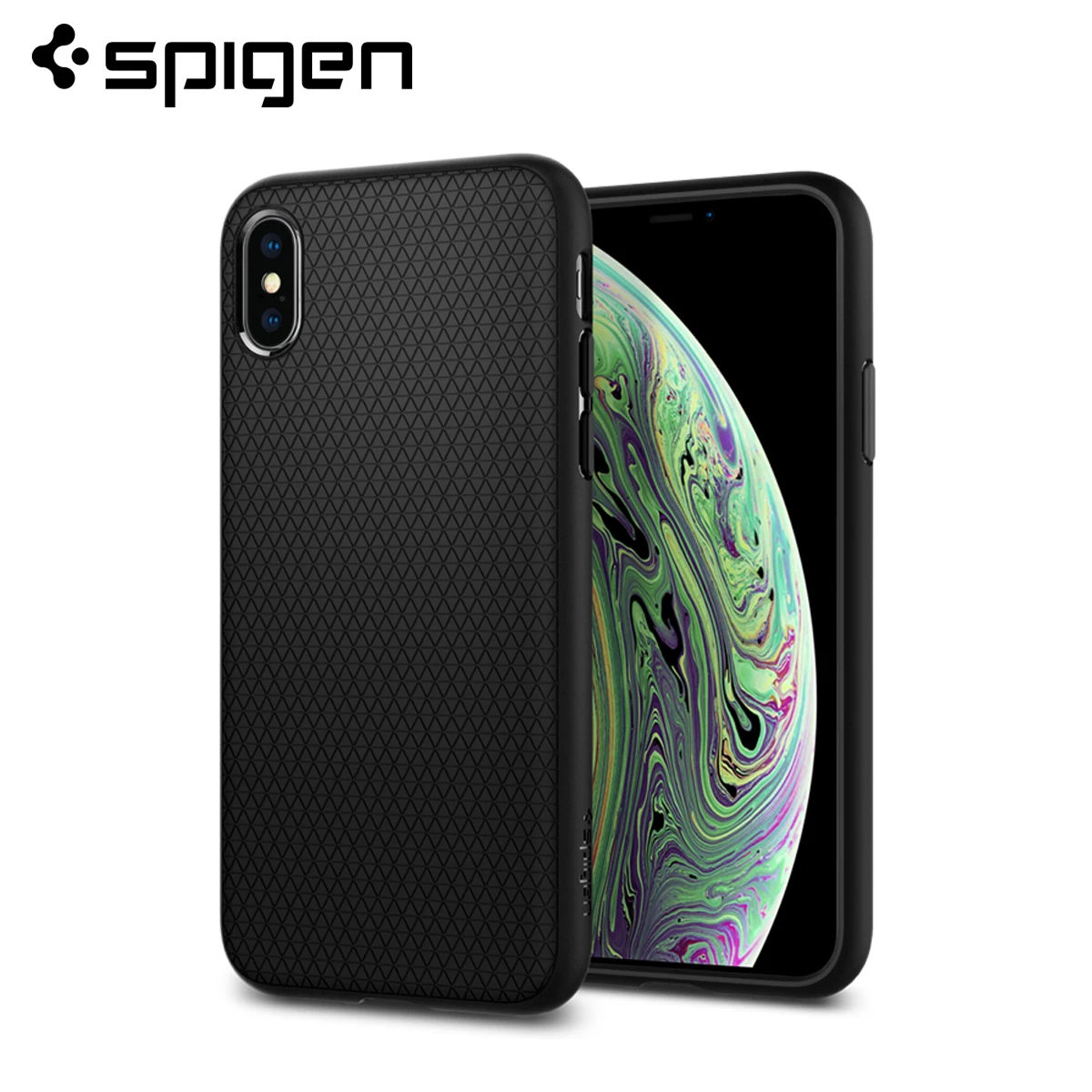 【美品】iPhone XS ブラック 512GB 中古　Spigen製ケース付き iPhone XS / X / XR / XS Max 用 Spigen Liquid Air ケース - AliExpress