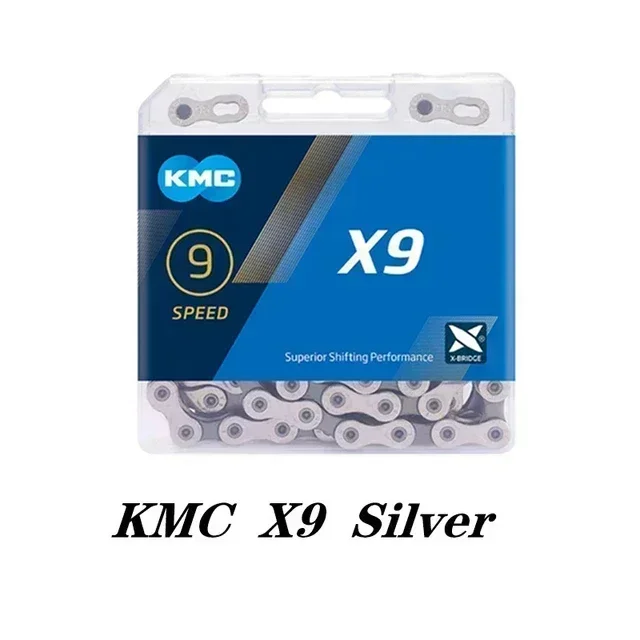 Bicycle Chain KMC X8 X9 X10 X11 X12 Road/MTB 8v 9v 10v 11v 12v 118L 126L with Quick-Link for SHIMANO SRAM