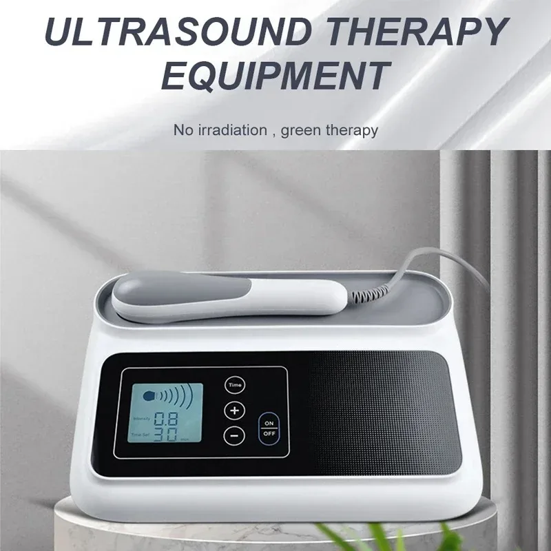 Ultrasonic Therapy Machine For Pain Relief Muscle Joints Massage No Drug Ultrasound 1MHz Physiotherapy Device LCD Screen Display