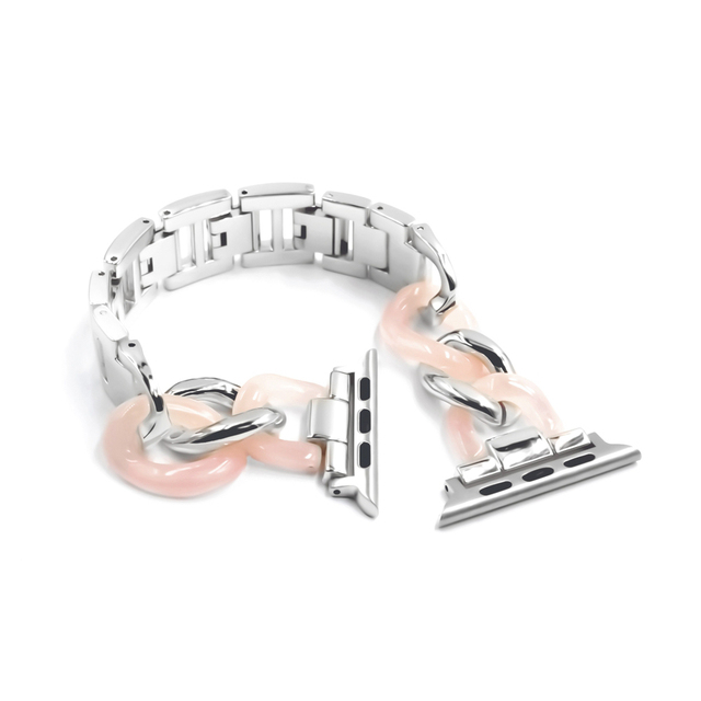 Steel strap for apple watch 6 band 44mm 40mm watchband correa bracelet apple watch serie se 5 43 iwatch band 42mm 38mm