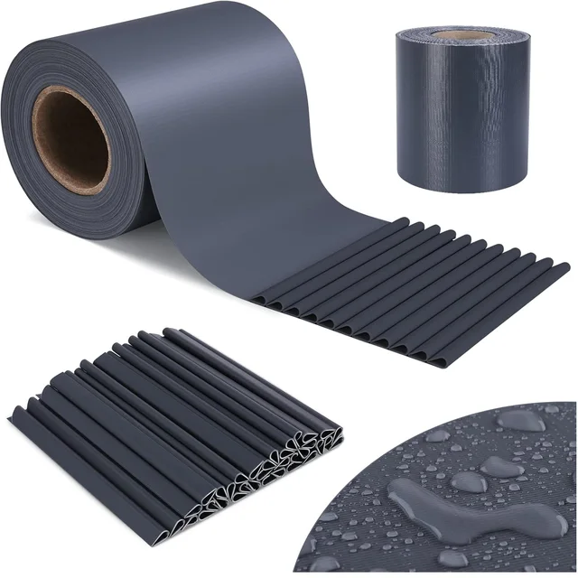 Garden Fence Privacy Strip 50m X 19cm PVC Privacy Strip Panel Double Rod Fence Garden Fence Strip Roll Balcony Privacy Screen - Image 3