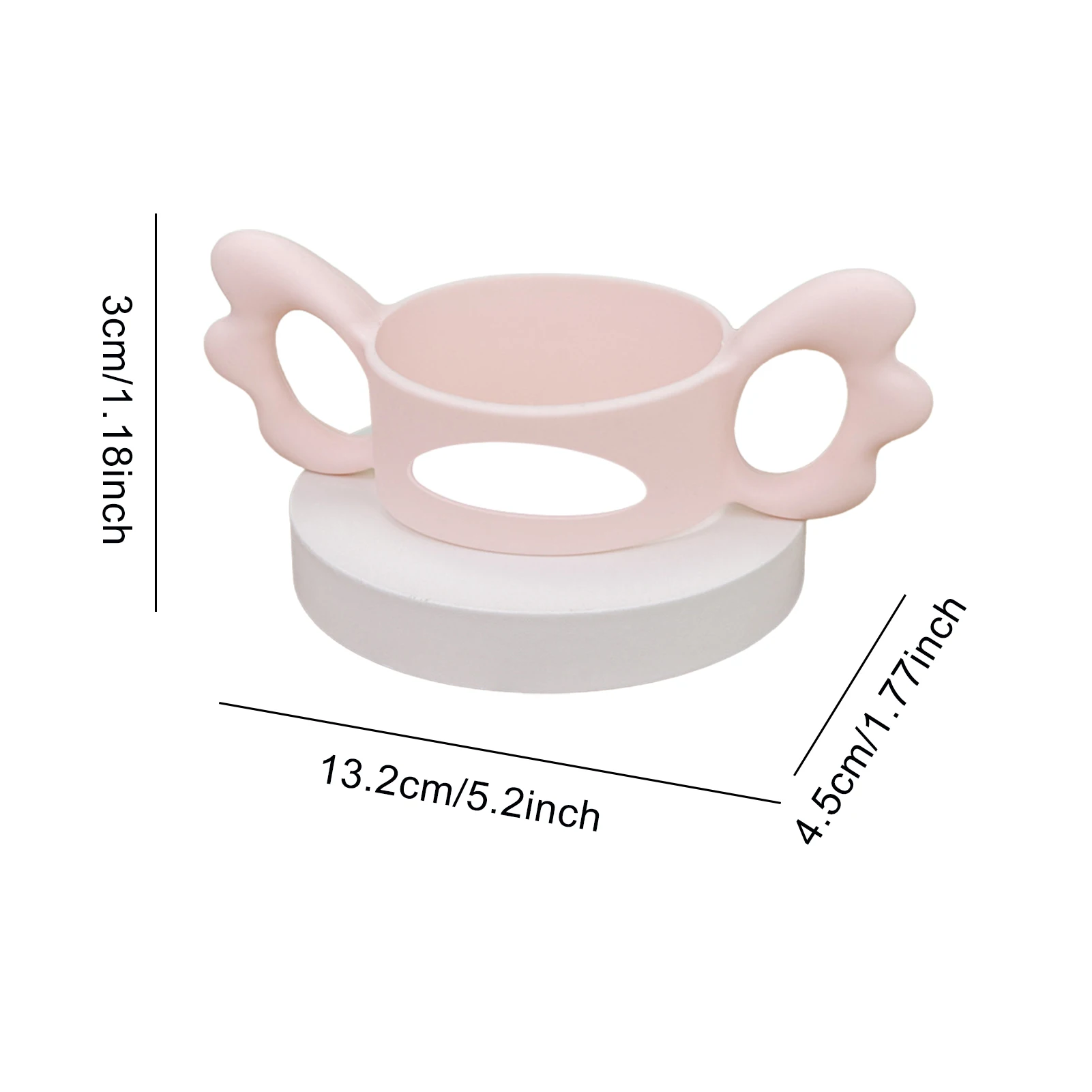 Lot De 3 Poignées De Biberon En Silicone - Adaptables, Colorées - Pour Aider Bébé à Tenir Son Biberon Tout Seul