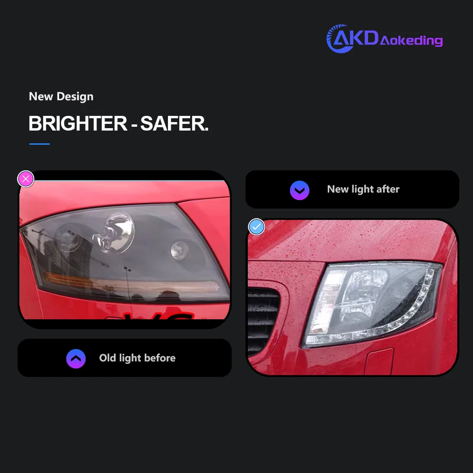 アウディ TT 8N LEDデイライトプロジェクターヘッドライト