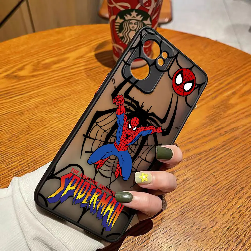 thumbnail image 1 of Funda de teléfono mate para OPPO RENO 8 8T 7Z 7 6Z 6 5 4 PRO PLUS 4G 5G Funda rígida Funda Coque Capa Funda Marvel Spider-Man Combo, 1 of 5