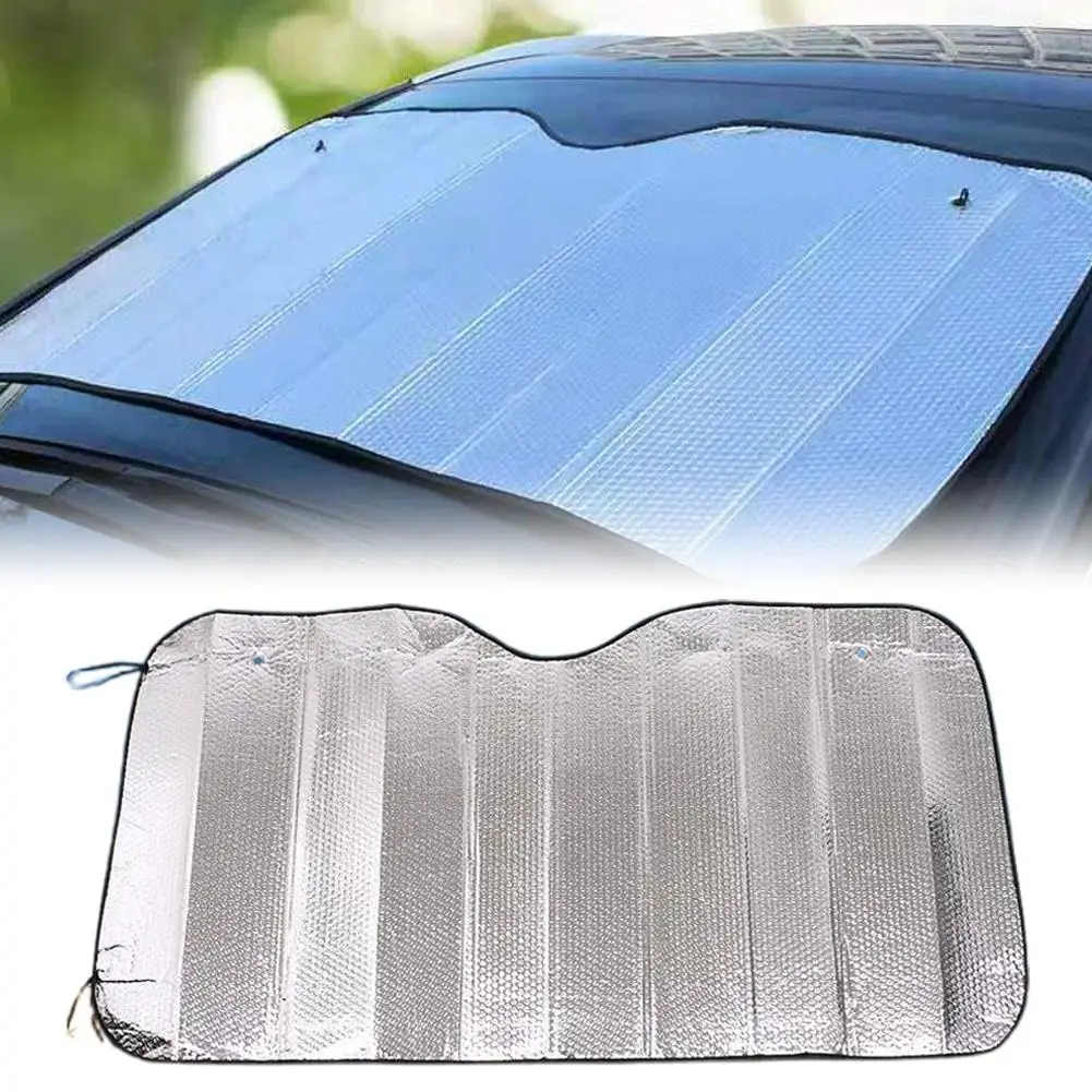 Auto Windschutzscheibe Sonnenschirm Faltbare Auto Windschutzscheibe Visier UV Schutz Anti-Frost Auto Innen Schutz Sommer Liefert Dashboard – Detail 7