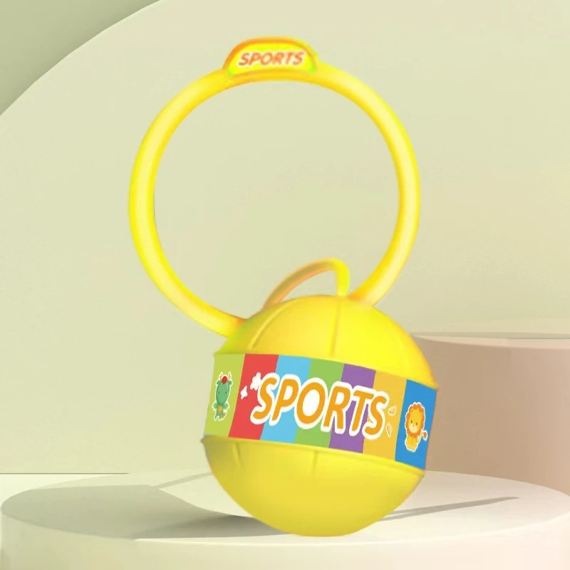 Children's Night Glow Sparkling Jump Kick Throw Ball Set Kick Throw Circle Foot Up Hula Circle Single Foot Ball gymnastics ball