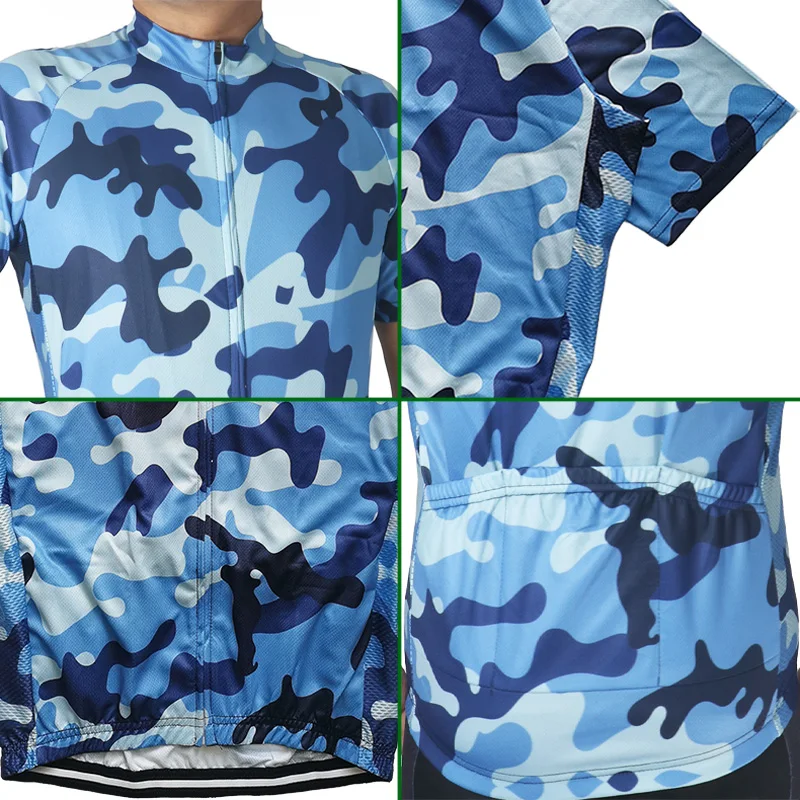Maillot De Cyclisme pour Homme Vêtements De Course - Imprimé Léopard Jaune Chemise À Manches Courtes pour Vélo De Fond D'Été Grande Taille Haut De Vélo VTT pour Vêtements De Sport E