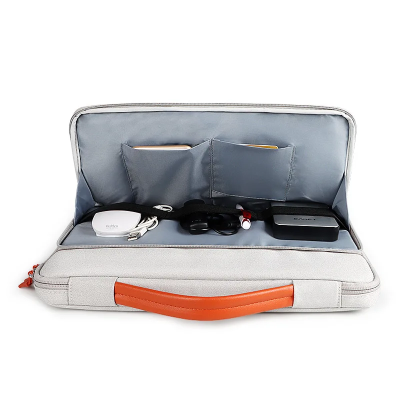 Macbook 2023 Bolsa de Laptop para Aviação para m2 Pro 13 14 16 Polegadas Shell 15 A2941 Bolsa de Lona à Prova de Choque Compatível com Macbook m1 Huawei Matebook 13s 14s Polegadas Lenovo Xiaomi Bolsa de Laptop hp - Imagem 3