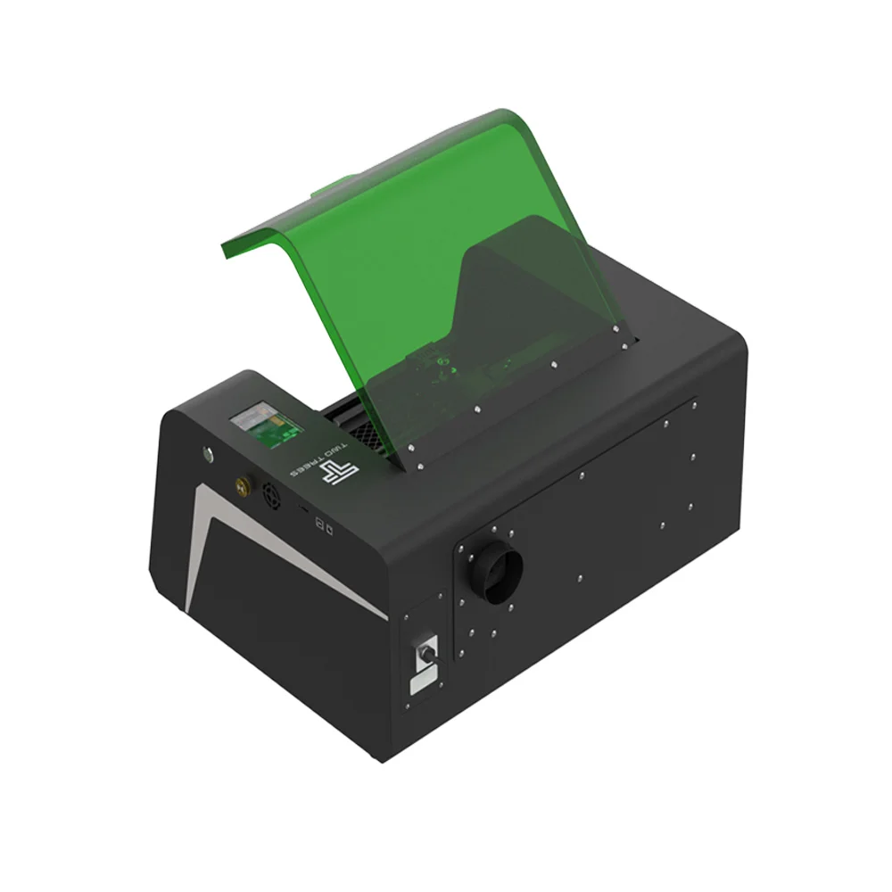 Twotrees 密閉型レーザー彫刻機 新製品 TS3 Safetest 超強力 10W LD+FAC レーザーカッター スモークフィルター付き 加工範囲が最大300×300mmに！レーザー彫刻機「TWO TREES-TTS55
