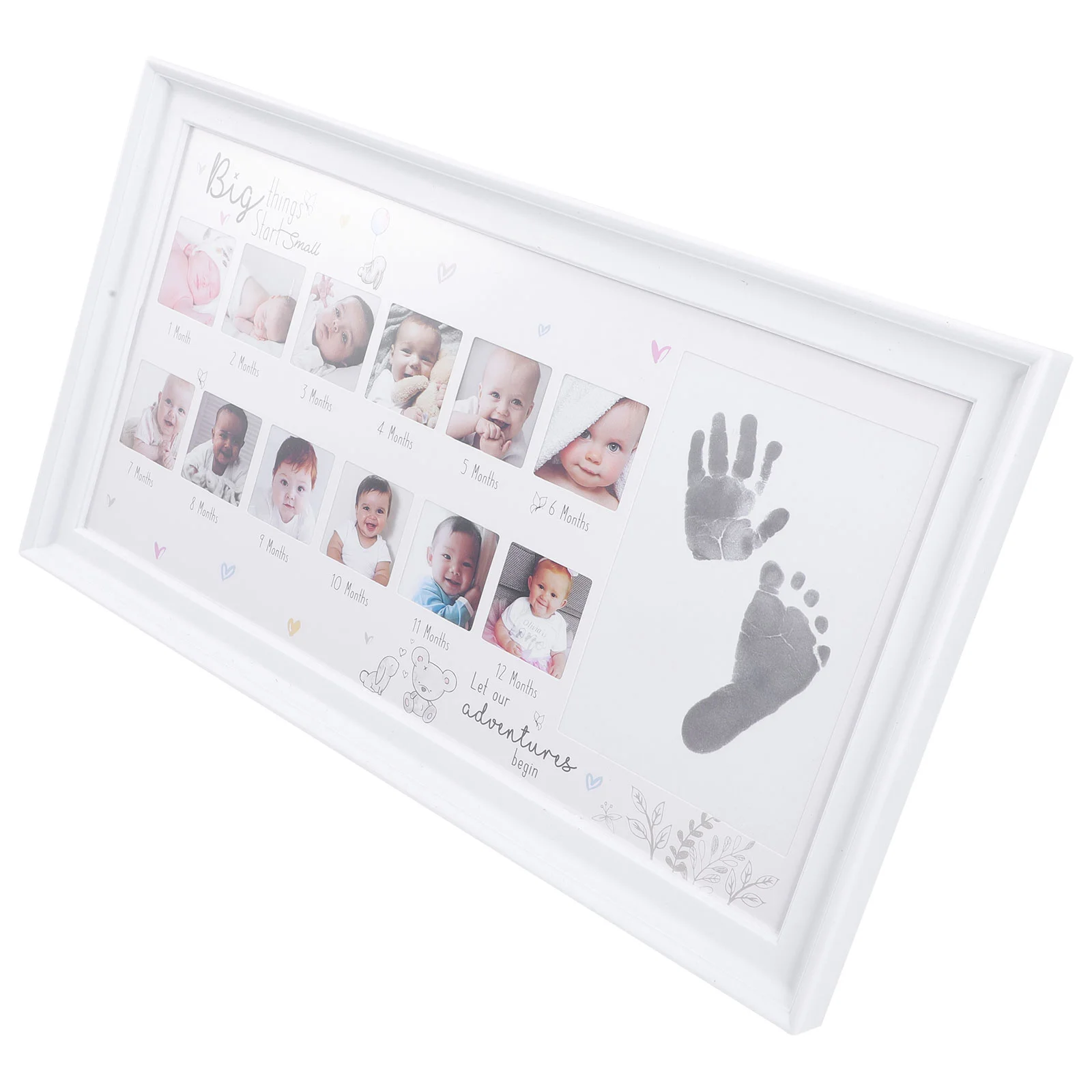 

Baby Growth Photo Frame First Year Holder 12 Month Picture The Gift Suite Book Collage Infant Wood Memories Gifts