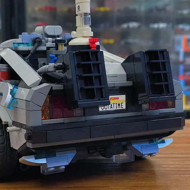 2024 NEW Back to the Future Time Machine Compatible 10300 Building Blocks Technical Car Bricks Construct Toys Gifts Spot goods 4