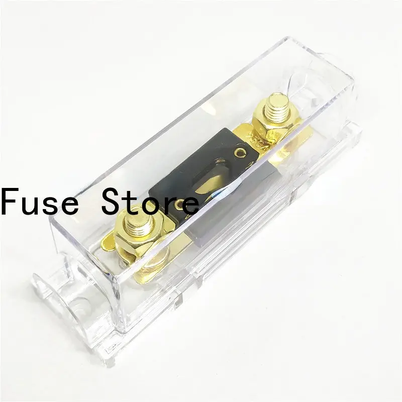 

1PCS 30A/50A/80A100A200A/400A Large Flat Plug Fork Bolt Automotive Fuse/holder