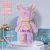 Oversized Violents Bear Building Blocks Assembled Toys DIY Adult Educational Children's Toys Birthday Gift Model Dolls Toys 4