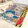Urusei Yatsura Door Mat Kids Room Bedroom Decoration Balcony Anti-Slip Doormat Living Room Doormat Area Rug 1