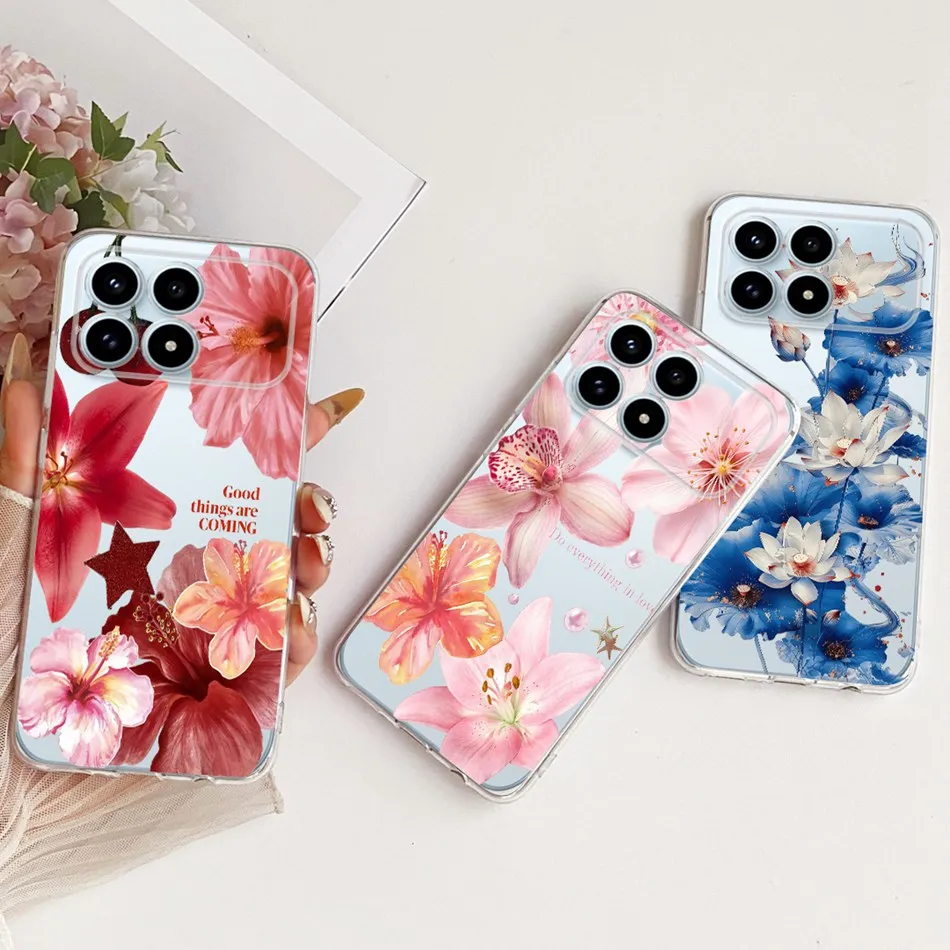 New Simple Style Transparent TPU Soft Silicone Phone Case