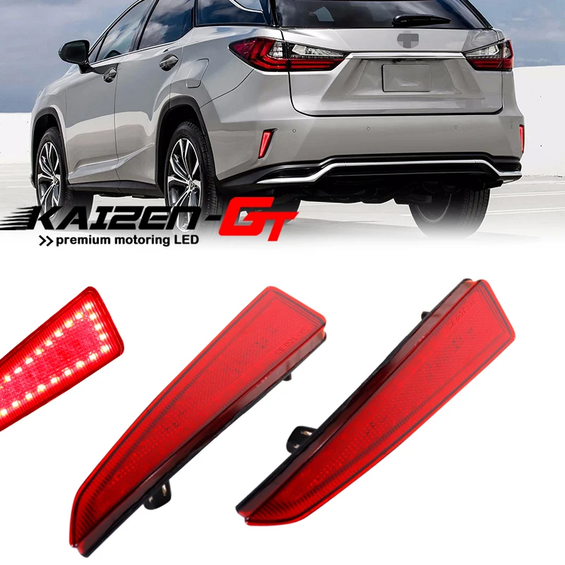 

Красный задний бампер, отражатель, задние стоп-сигналы для Lexus 2016-2020 RX350, 2018-2020 RX350L, 2016-2020 RX450h, 2018-2019 RX450hL