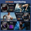 LIGE New Smart Watch Men 1000mAh Large Capacity Battery Outdoor Flashlight Bluetooth Call Waterproof Sport Fitness Smartwatch 4