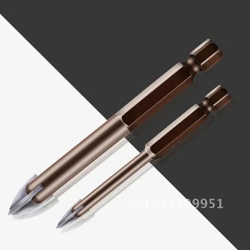 

Tungsten Carbide Glass Drill Bit Triangle Alloy Opener Hole Concrete Ceramic Glass Bits Tile Hex Cross Size 3mm 6mm 8mm Drill