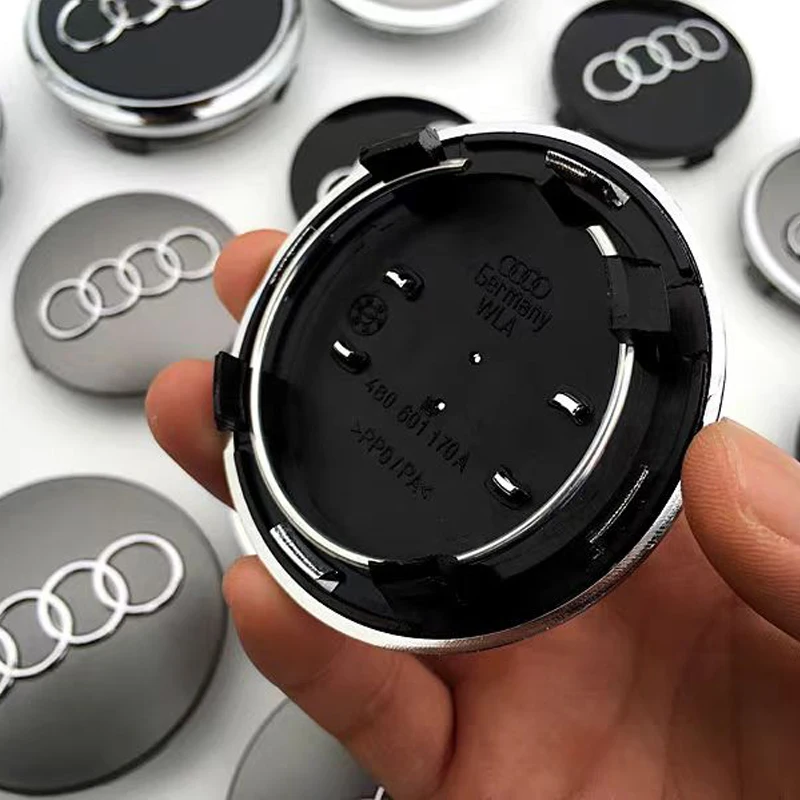 Luxury Car Wheel Hub Cover Set - Sleek Rim Center Cap Decoration Accessories (4 Pieces)