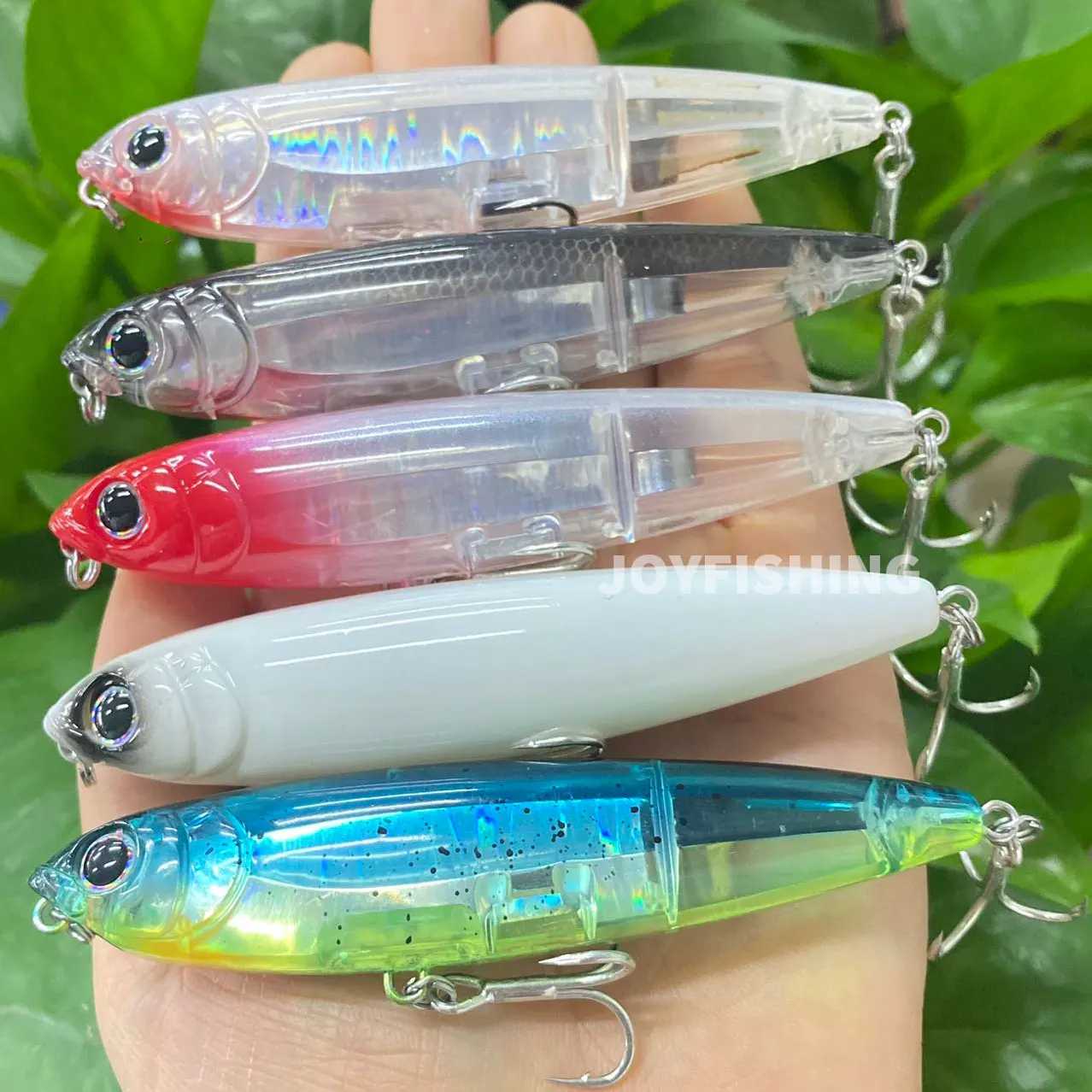 HAIMALUO HOPOPEN Floating Fishing Lures 76mm Pencil Top Water